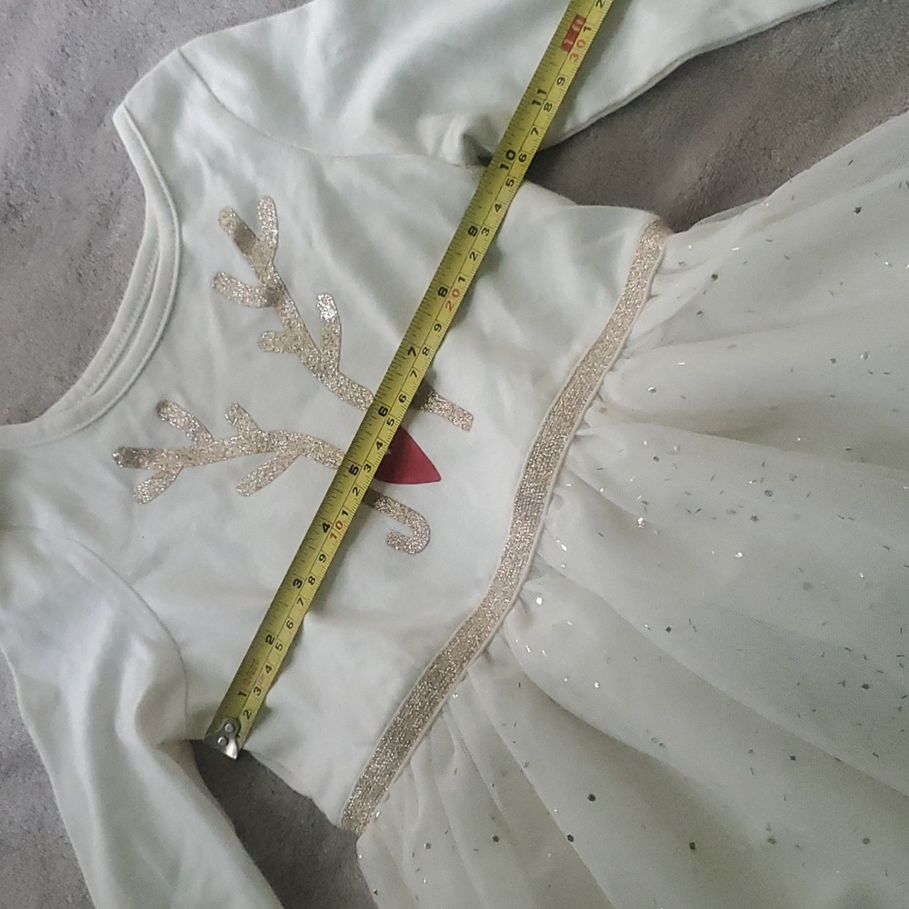 NWT Cat and Jack Festive Deer Antler Joy Dress - Picture 7 of 10